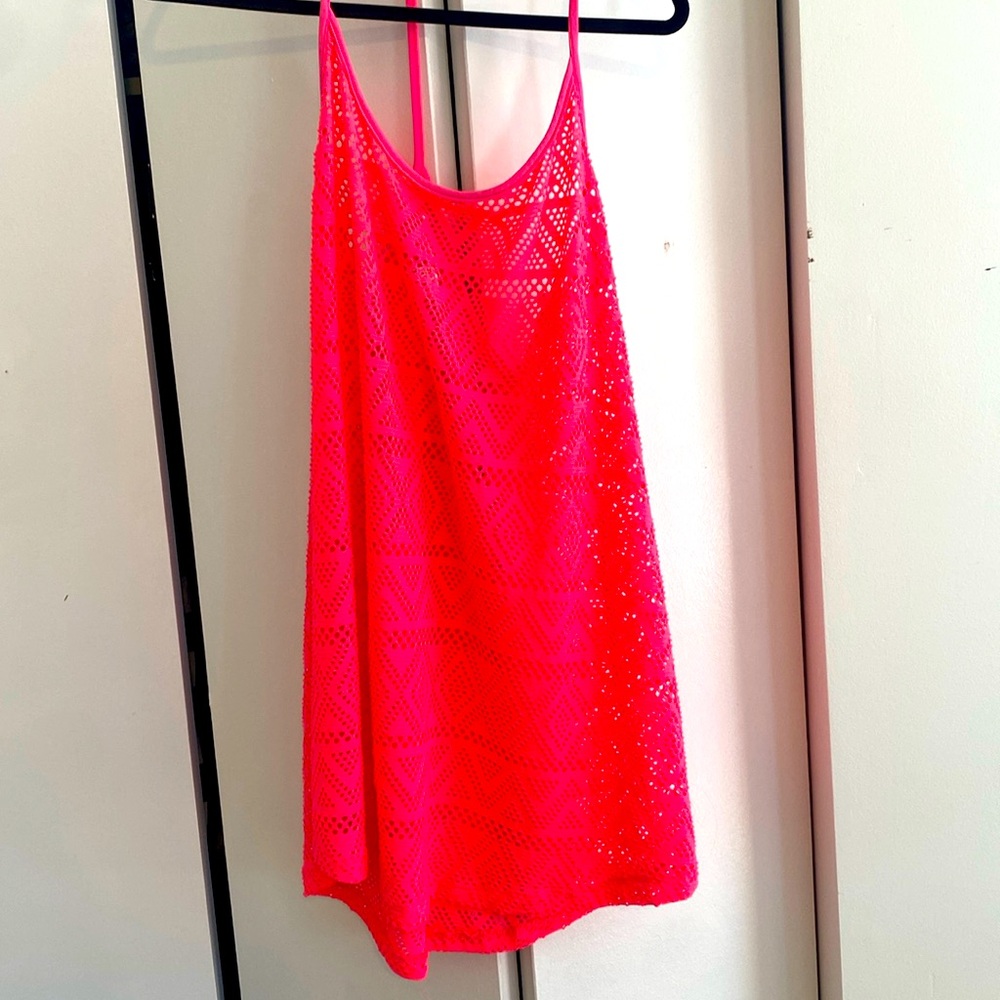 Hot pink coverup